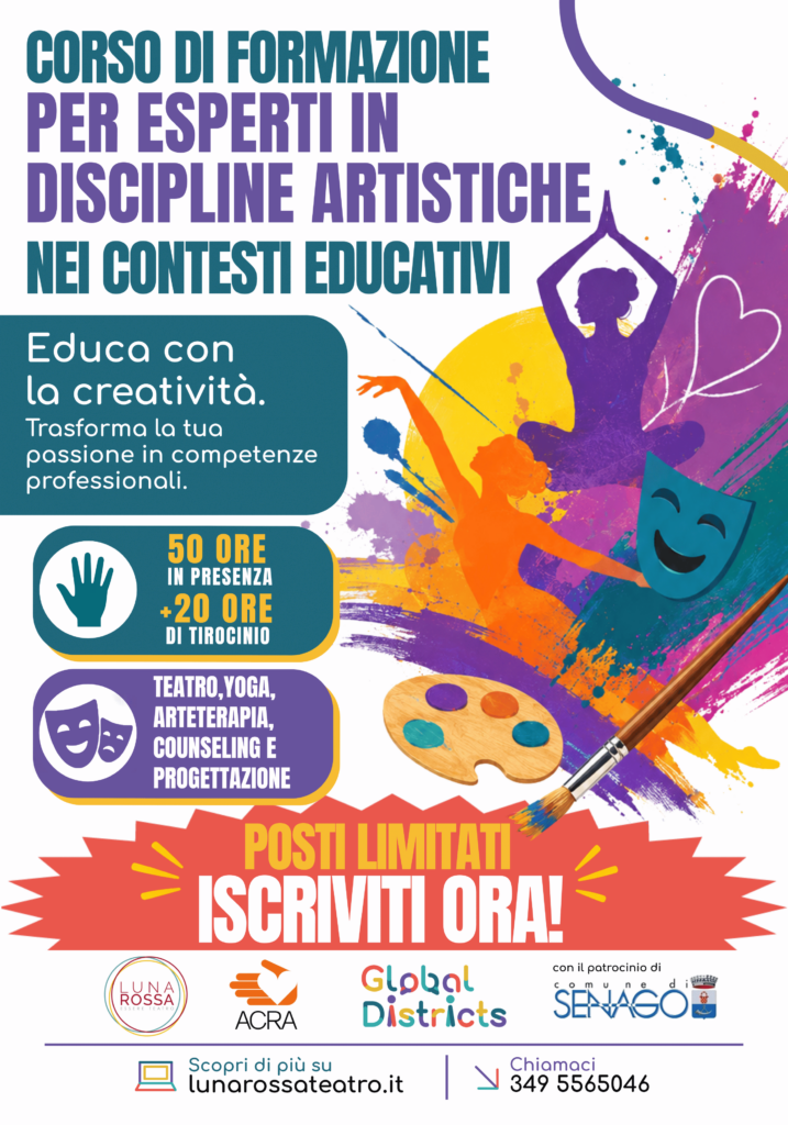 Corso di Formazione per Esperti in Discipline Artistiche nei Contesti Educativi