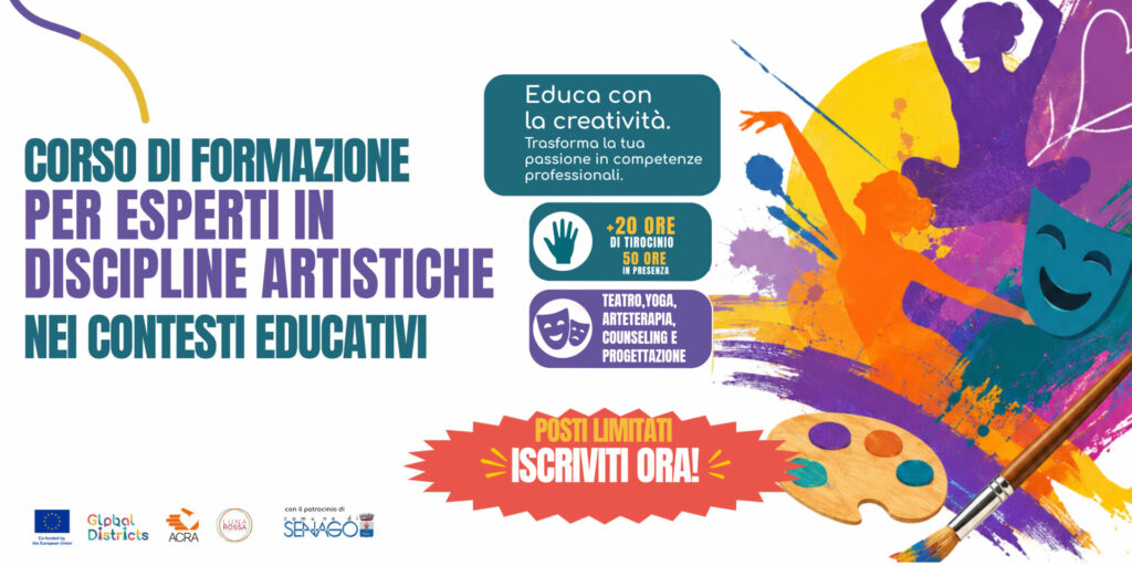 CORSO DI FORMAZIONE PER ESPERTI IN DISCIPLINE ARTISTICHE NEI CONTESTI EDUCATIVI